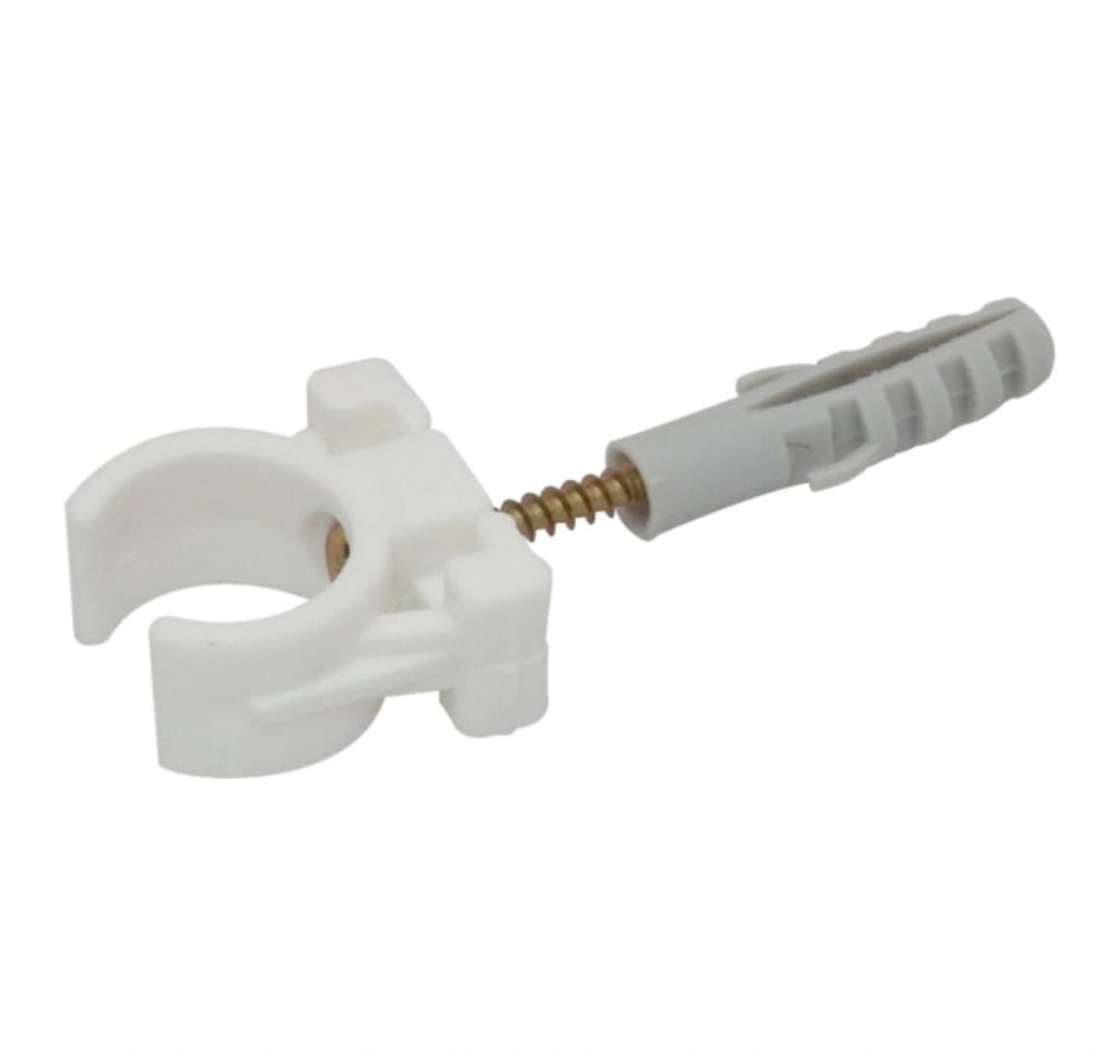 Clema Plastic Fixare Tevi cu Diblu si Holsurub [1]