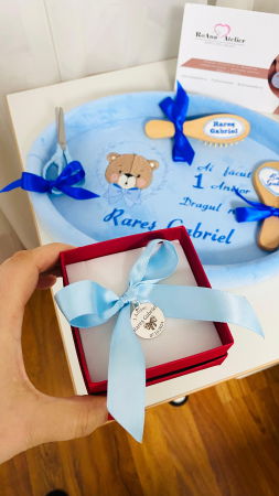 Tavite Mot Turta - Banut Argint Taiere Mot Baiat personalizat