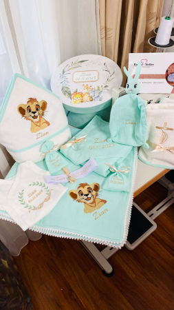 Trusouri Botez Muselina - Trusou Botez Muselina Verde Mint Simba