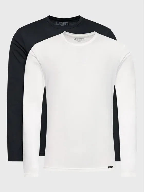 BARBATI - Lee Bluza Fitted Alba/Neagra Barbati