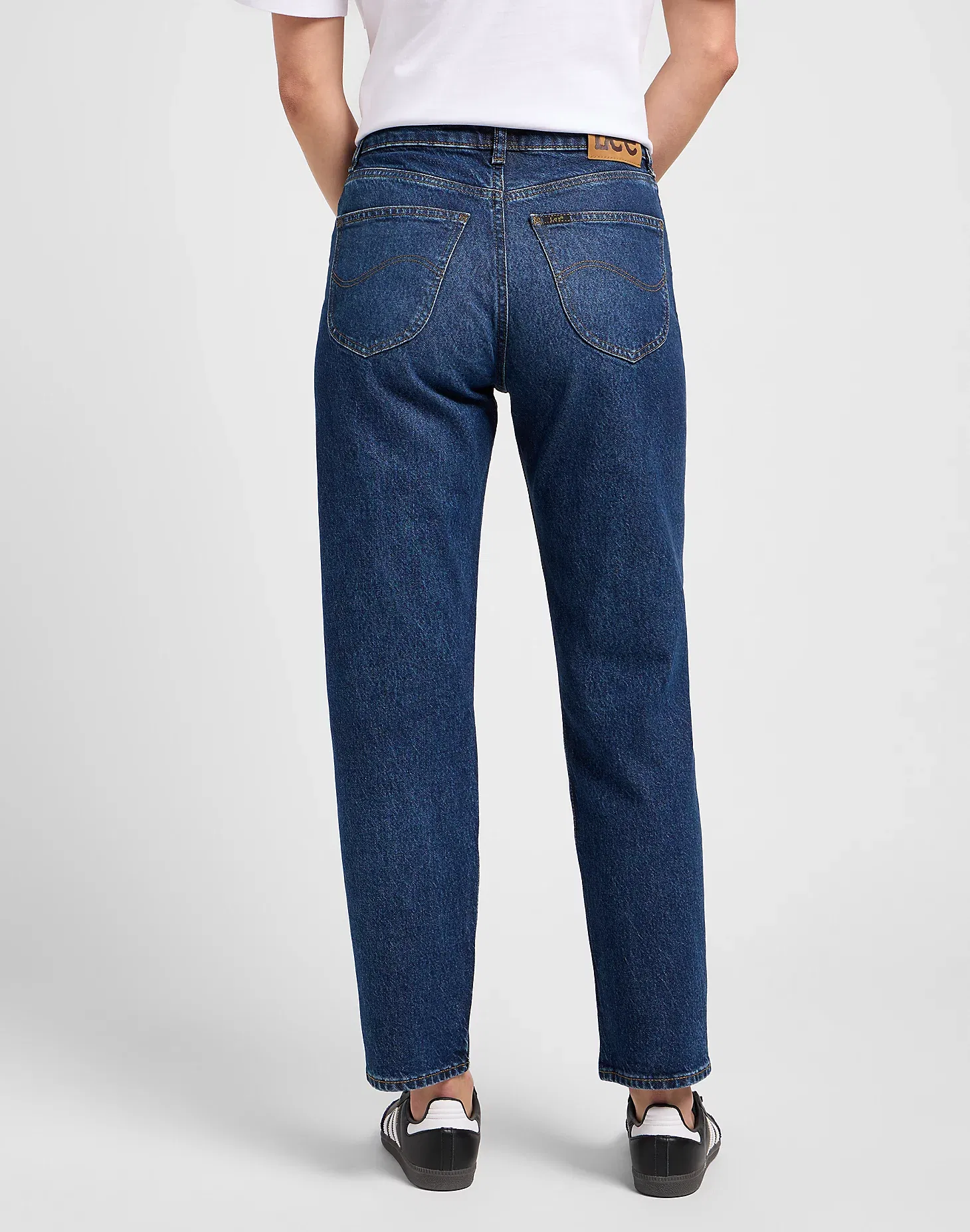 JEANS - Lee Blugi Albastri CAROL Regular Straight Femei