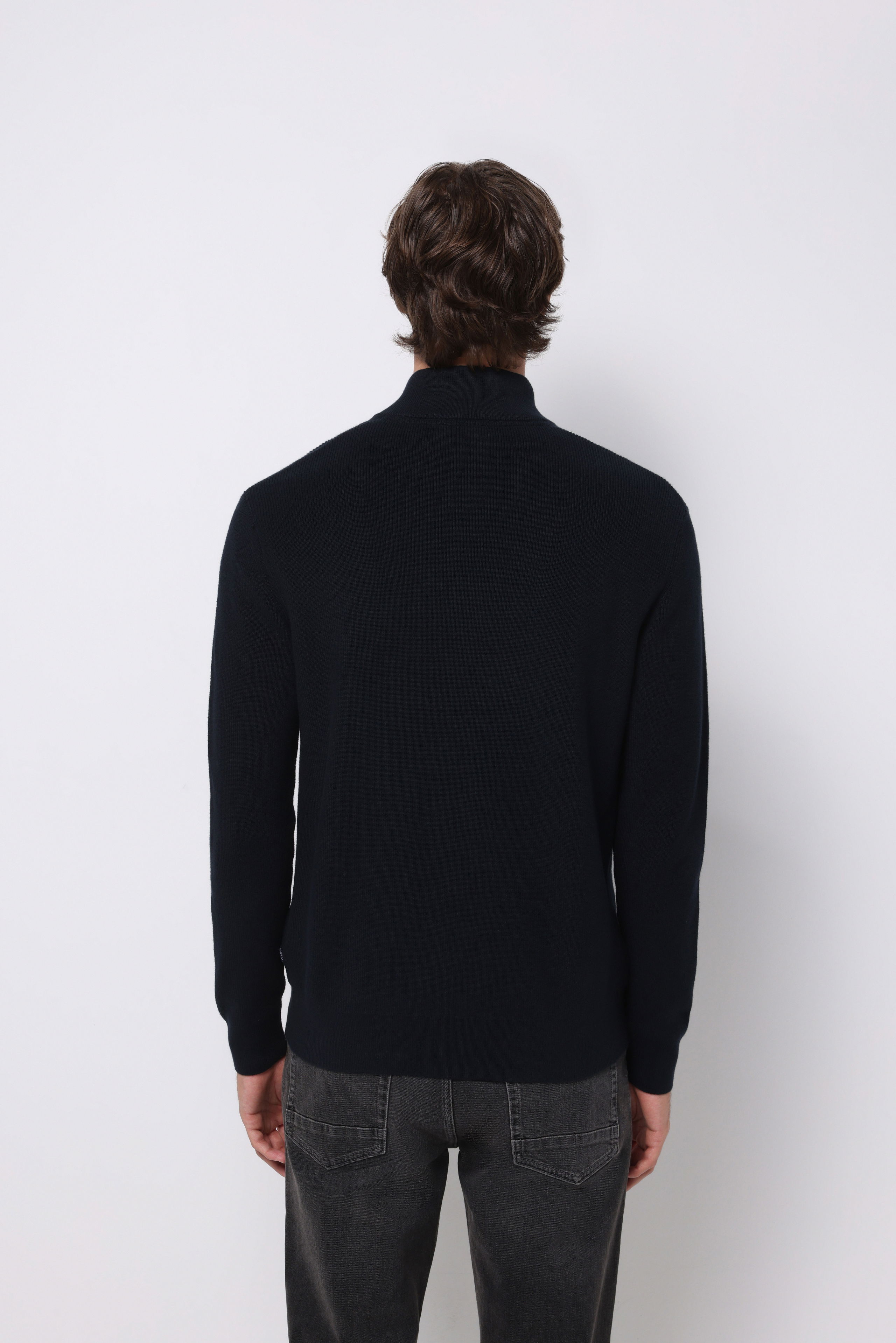 BARBATI - COLIN'S Pulover Navy  Barbati