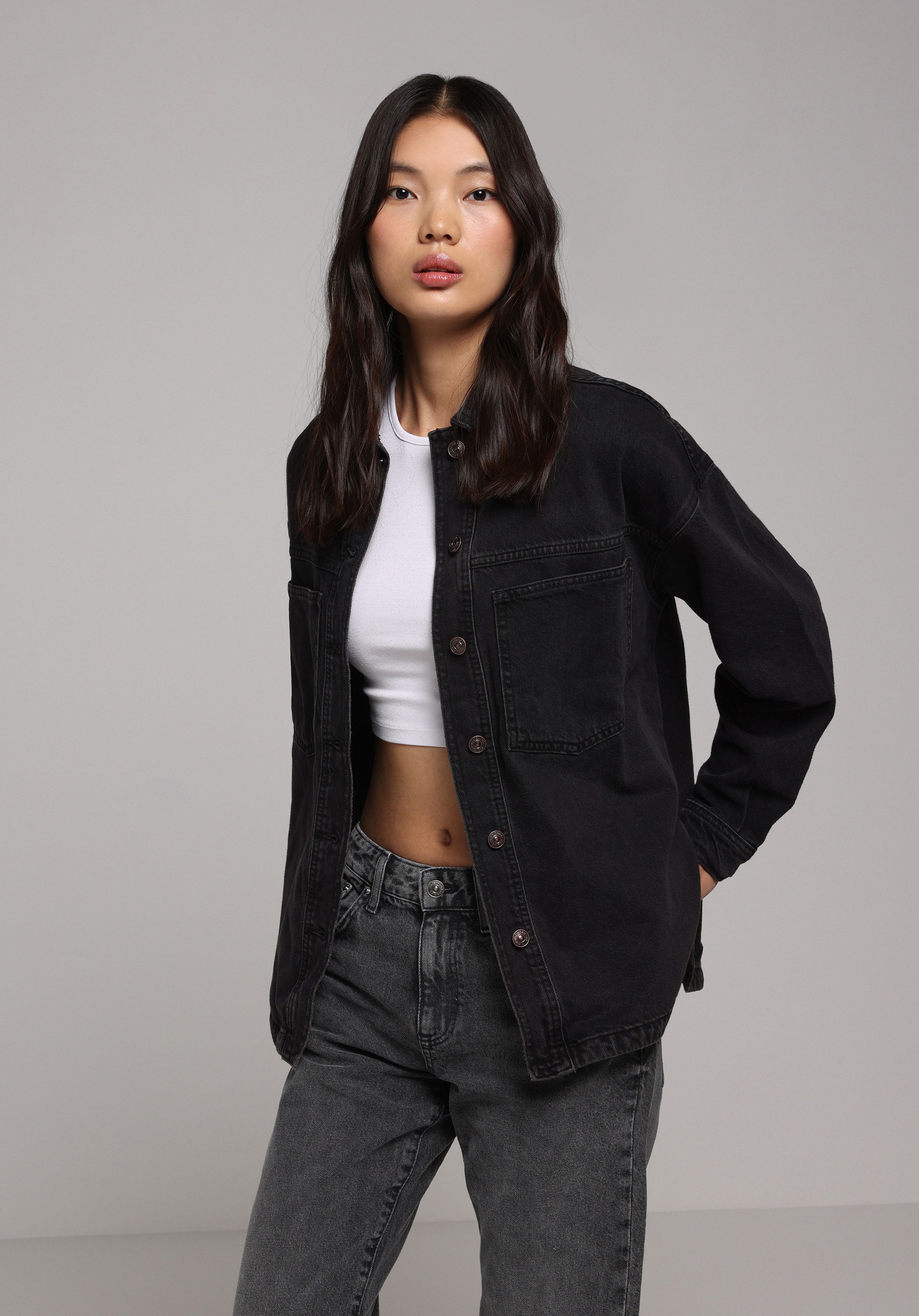 COLIN'S Camasa Antracit Regular Femei [1]