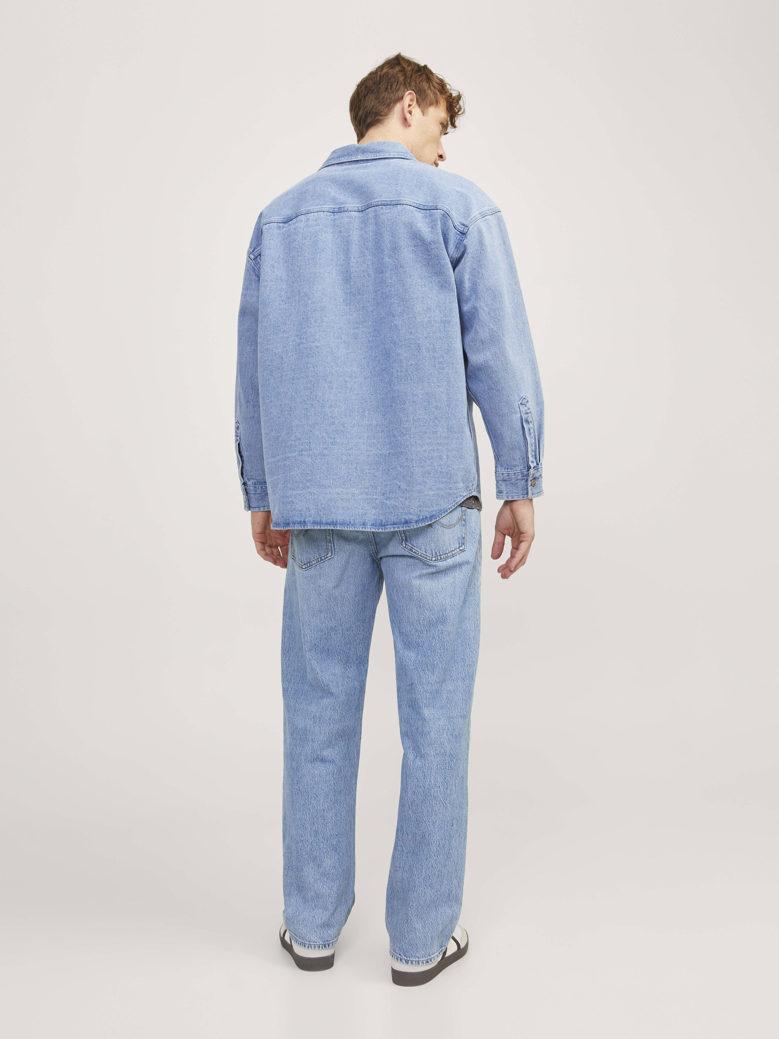 Jack Jones Blugi Albastri Deschisi Eddie Loose Barbati [3]