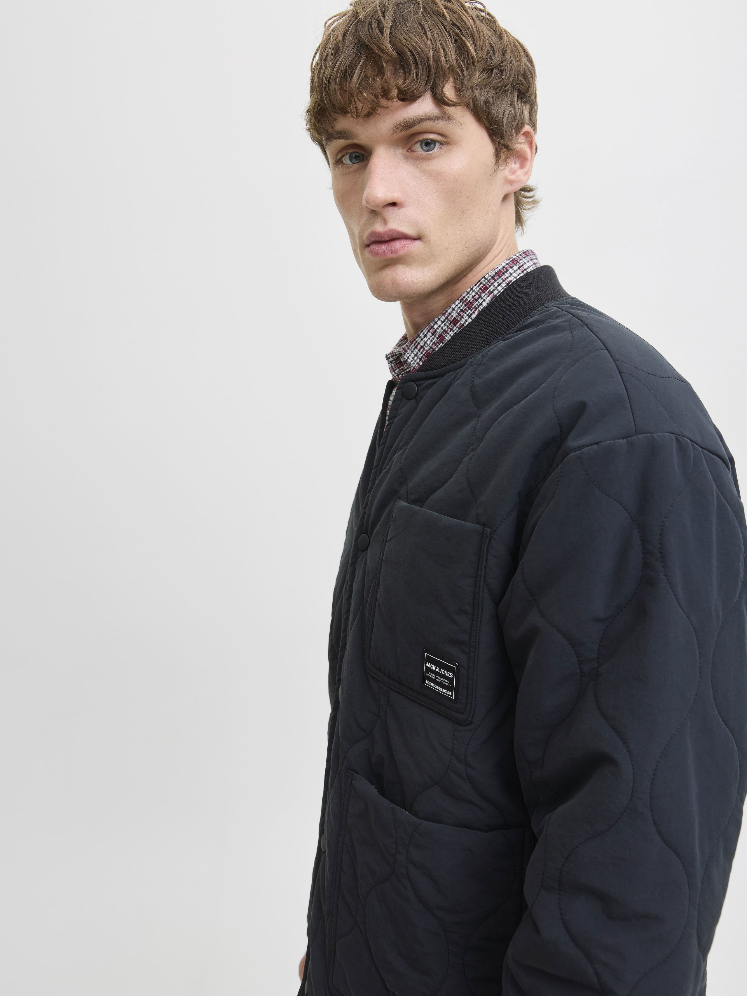 Jack Jones Мужская Куртка Чёрная  [6]