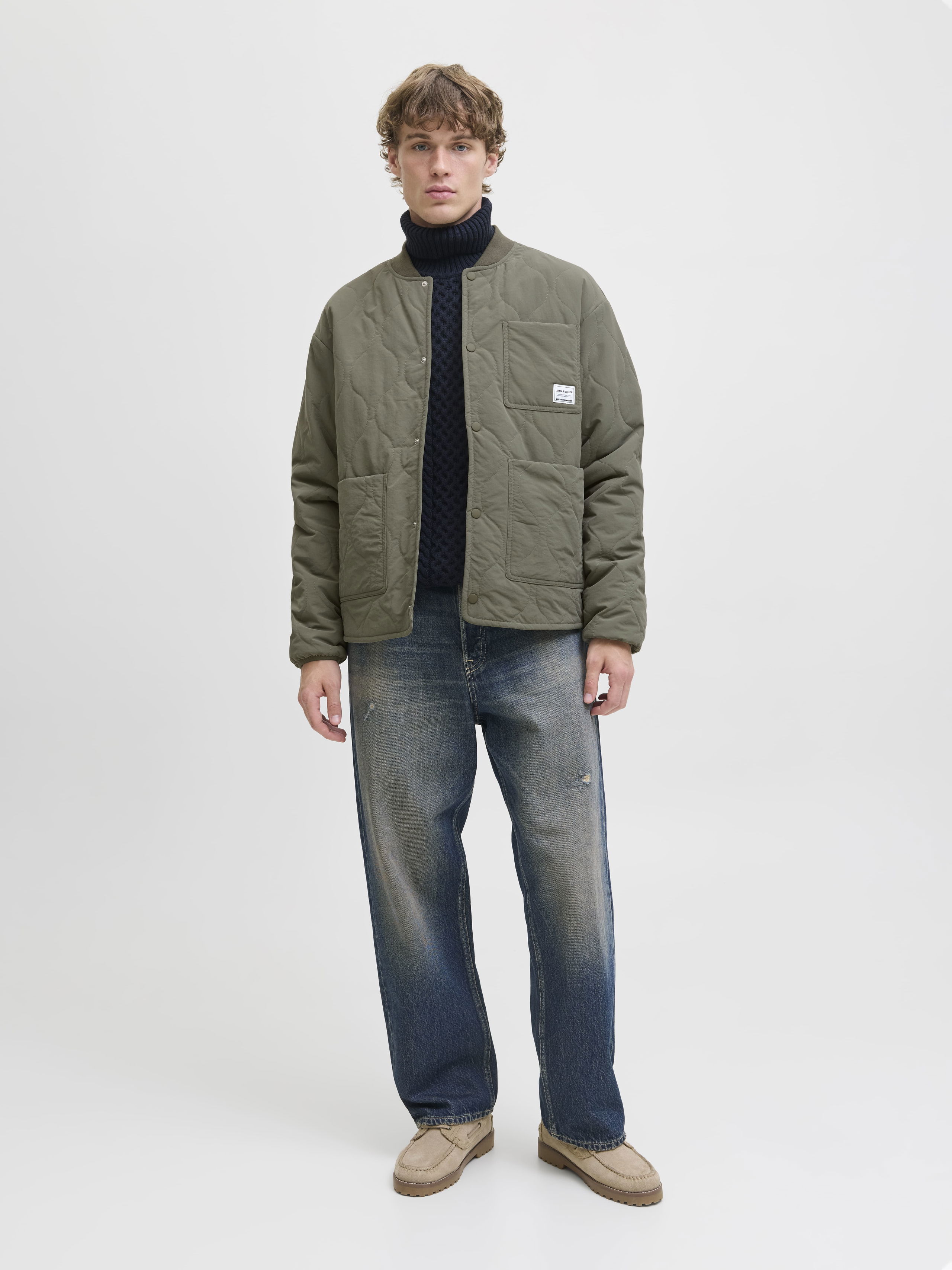 BARBATI - Jack Jones Geaca Verde Masliniu  Barbati