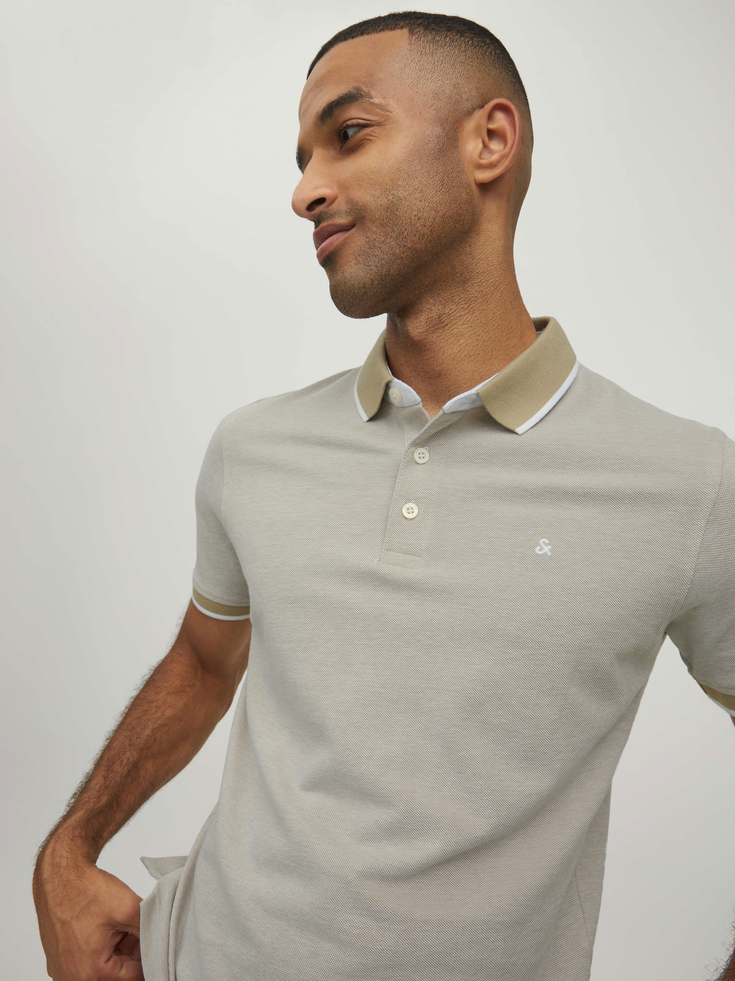 BARBATI - Jack Jones Tricou Polo Mint Slim Barbati