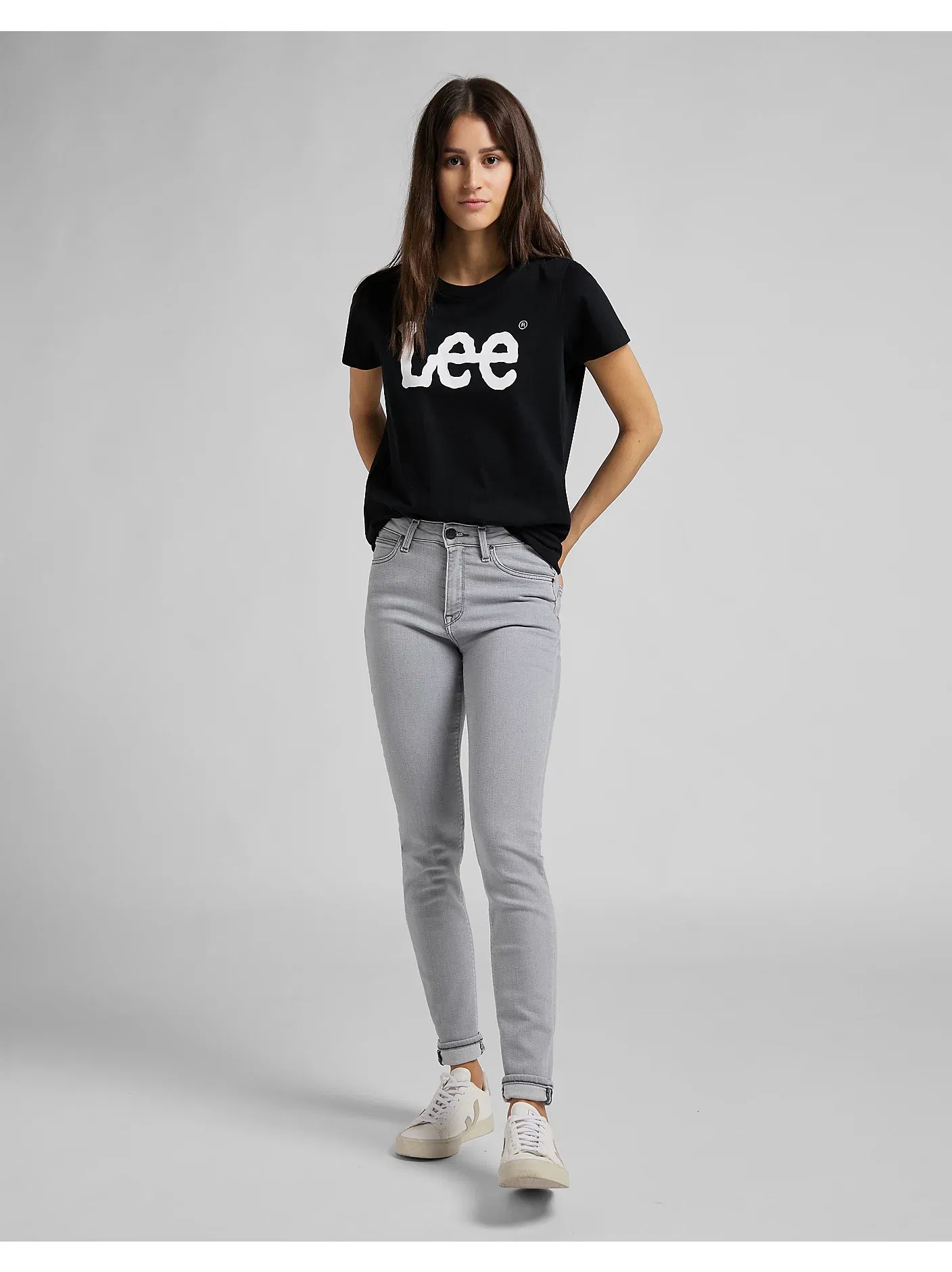 Lee Женская Футболка Чёрная Regular [6]