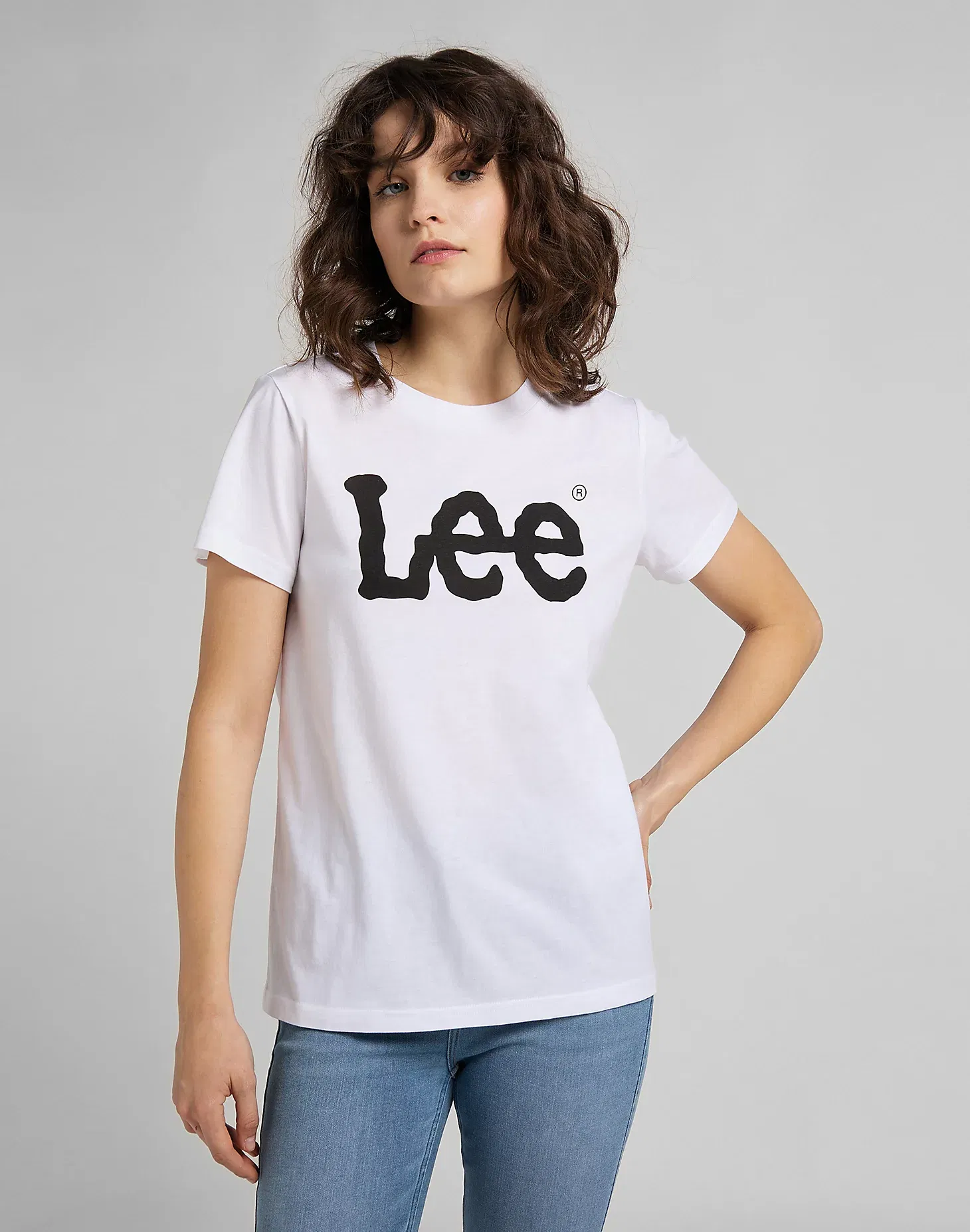 IMBRACAMINTE - Lee Tricou Alb Regular Femei