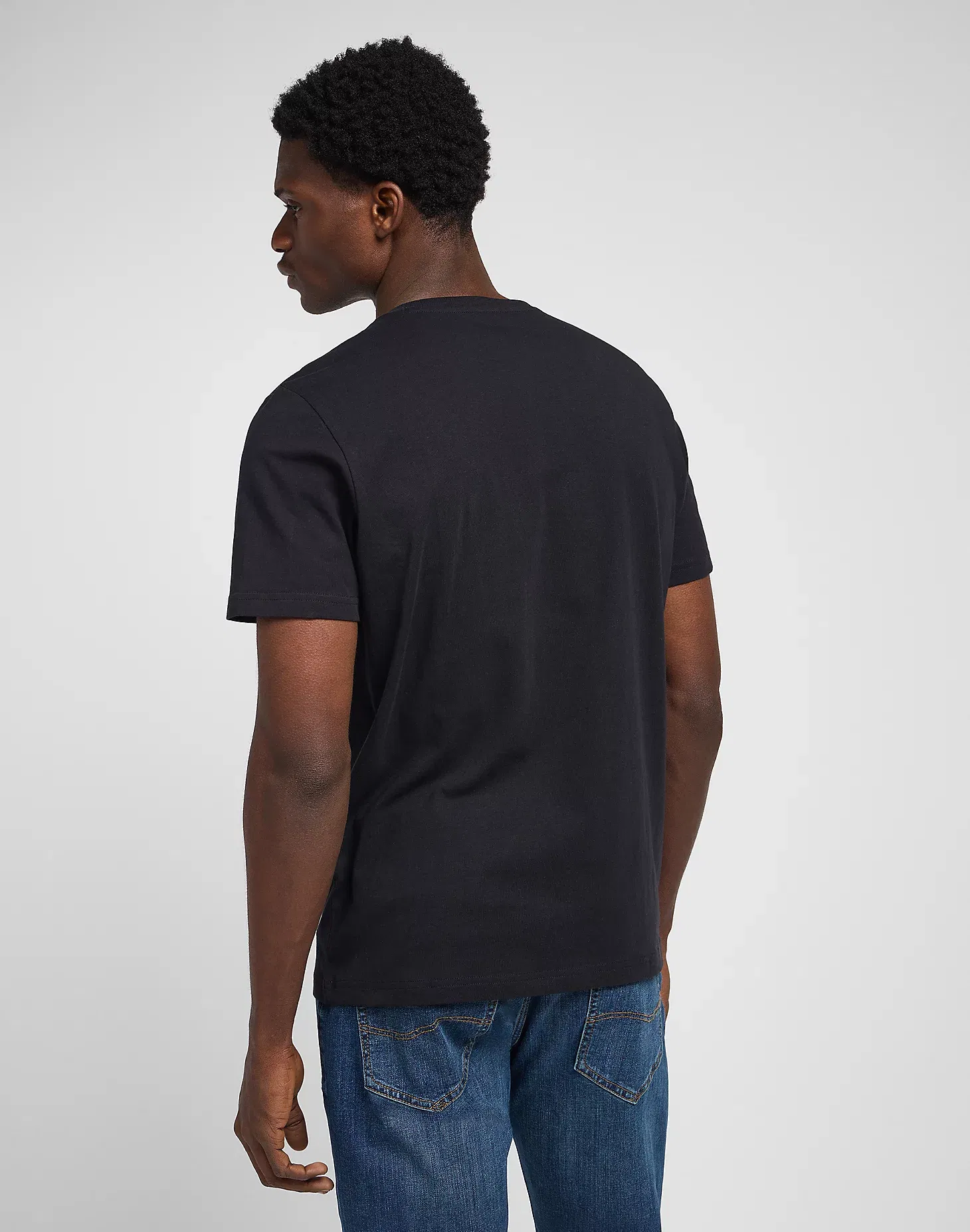 Lee Мужская Футболка Чёрная Regular [4]