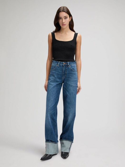 ЖЕНЩИНЫ - Lee Женская Майка Чёрная Slim