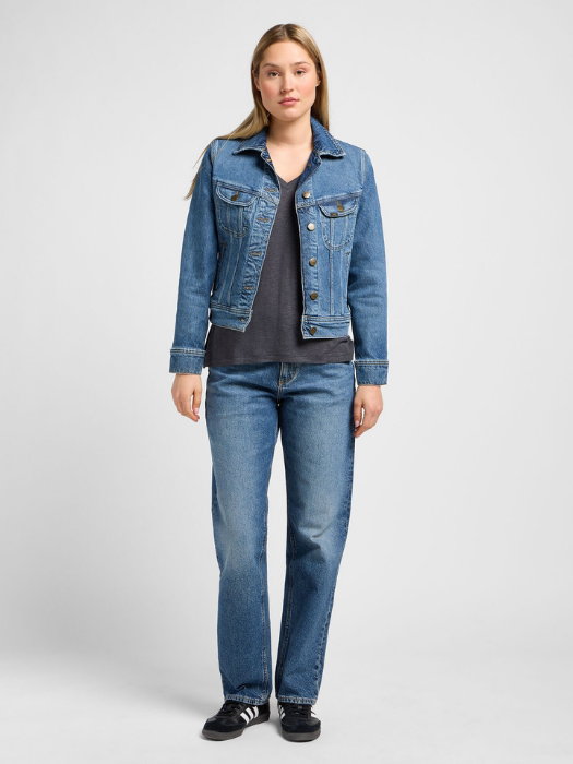 ЖЕНЩИНЫ - Lee Женская Куртка Классическая Индиго Regular