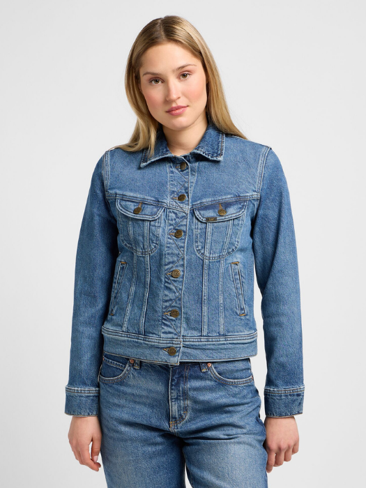 ЖЕНЩИНЫ - Lee Женская Куртка Классическая Индиго Regular