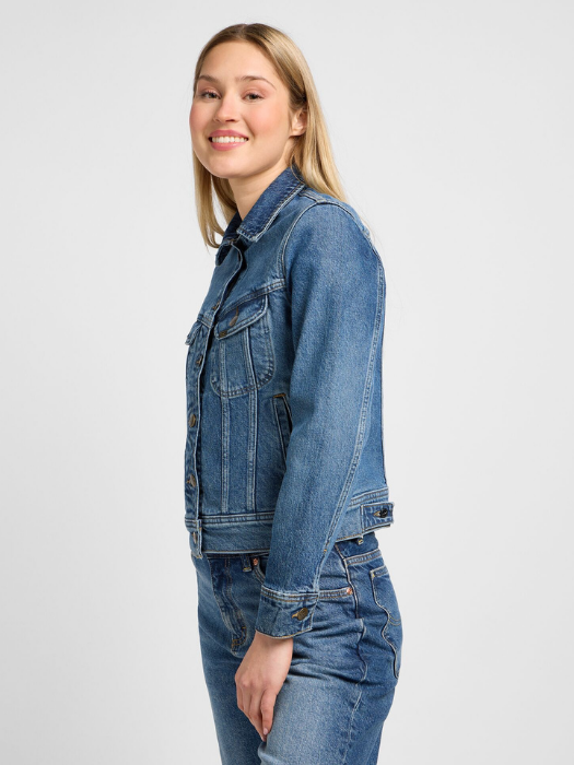 ЖЕНЩИНЫ - Lee Женская Куртка Классическая Индиго Regular