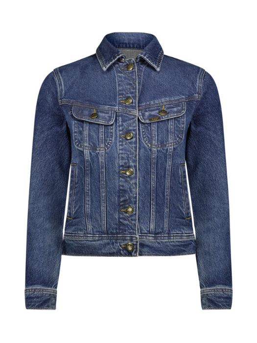 Lee Женская Куртка Классическая Индиго Regular [6]