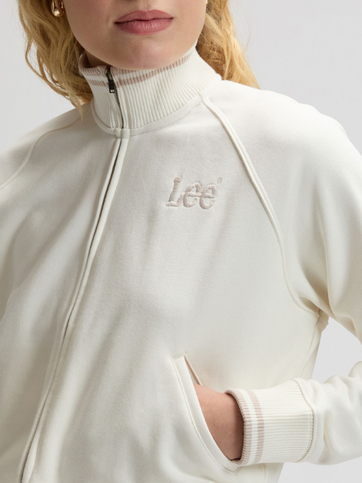 ЖЕНЩИНЫ - Lee Женский Свитшот Ecru Relaxed