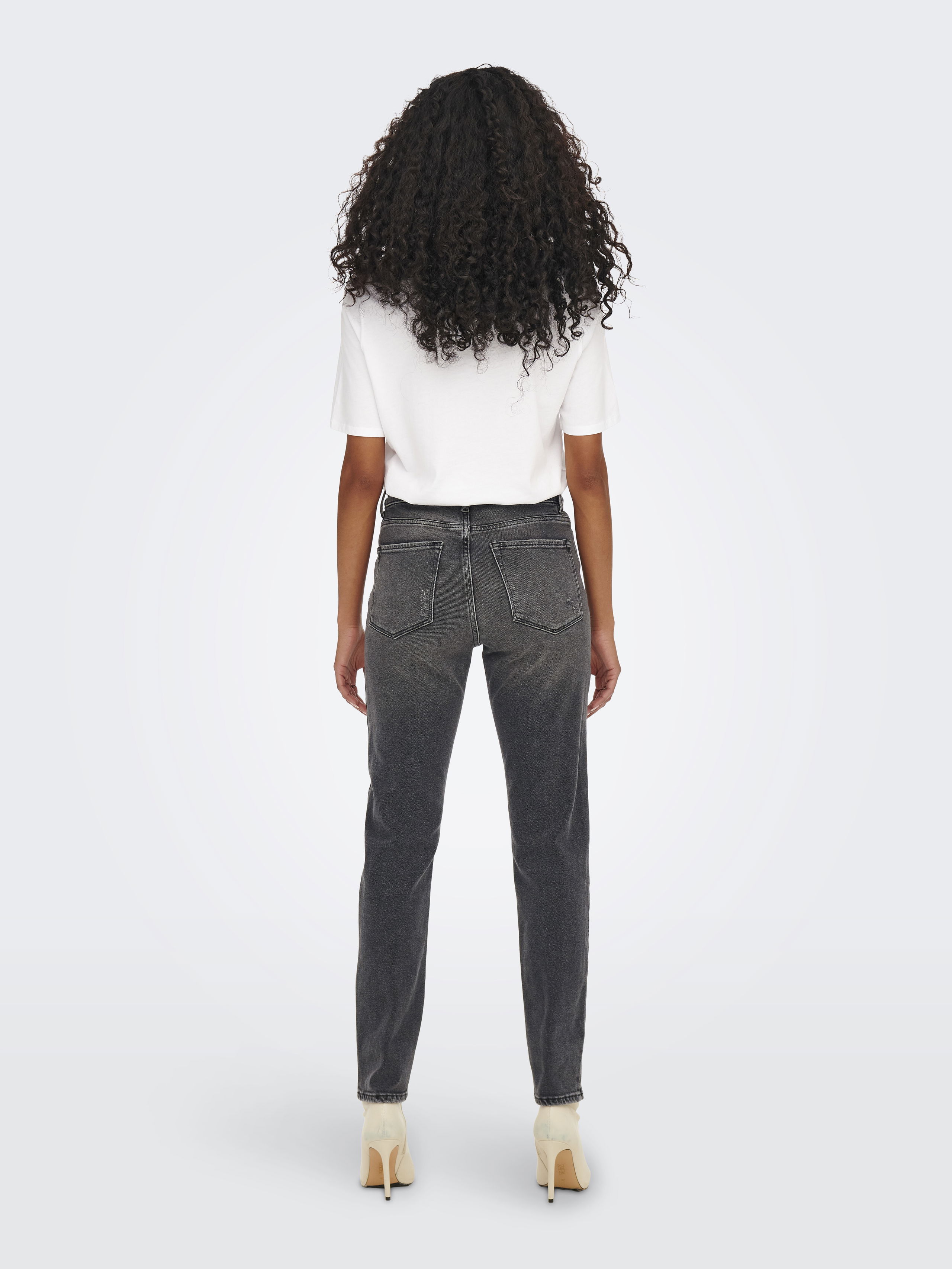 ДЖИНСЫ - Only Женские Джинсы Тёмные Серые EMILY Straight