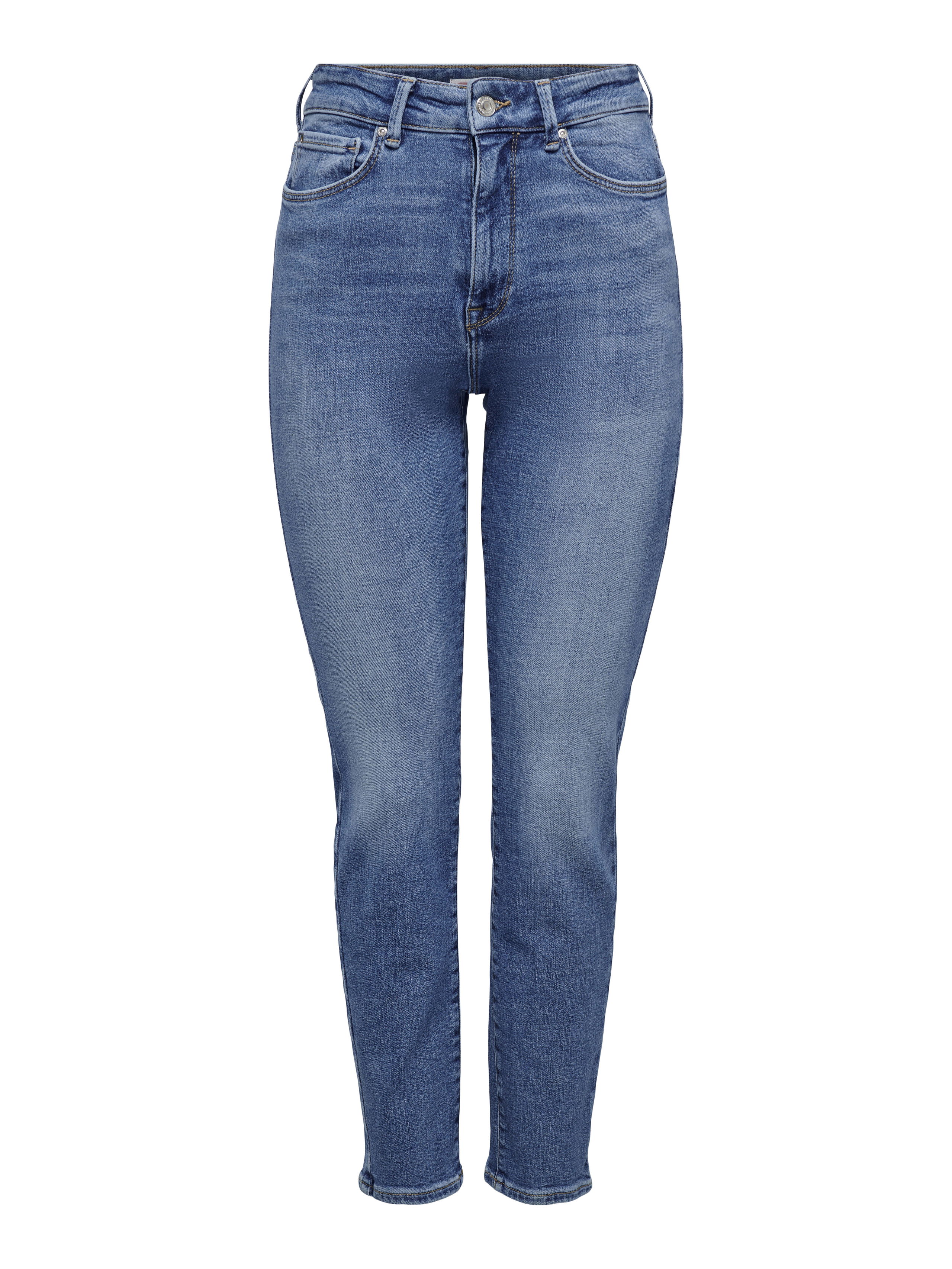 JEANS - Only Blugi Albastri Bottom Straight Femei