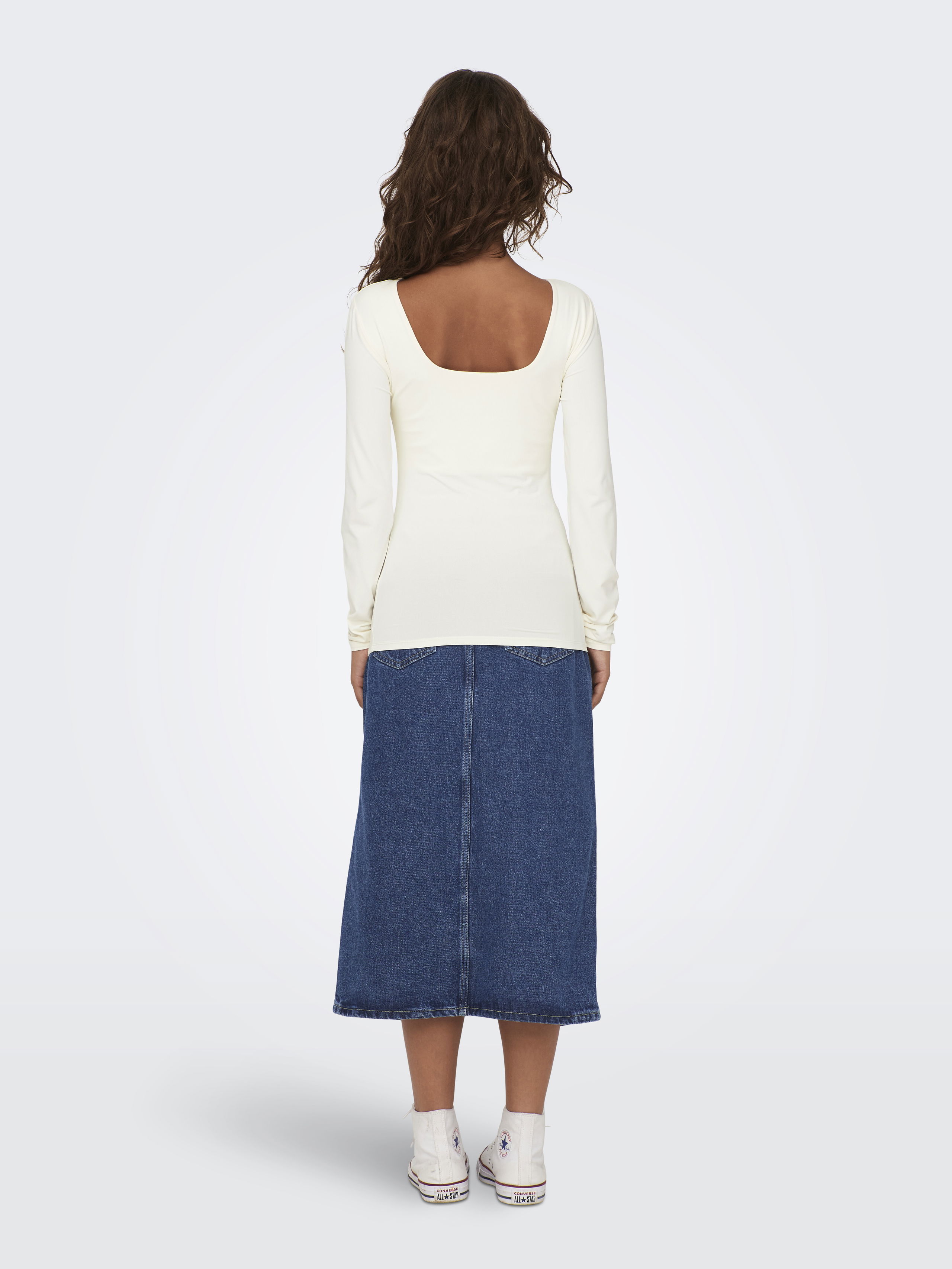 FEMEI - Only Bluza Alba  Femei