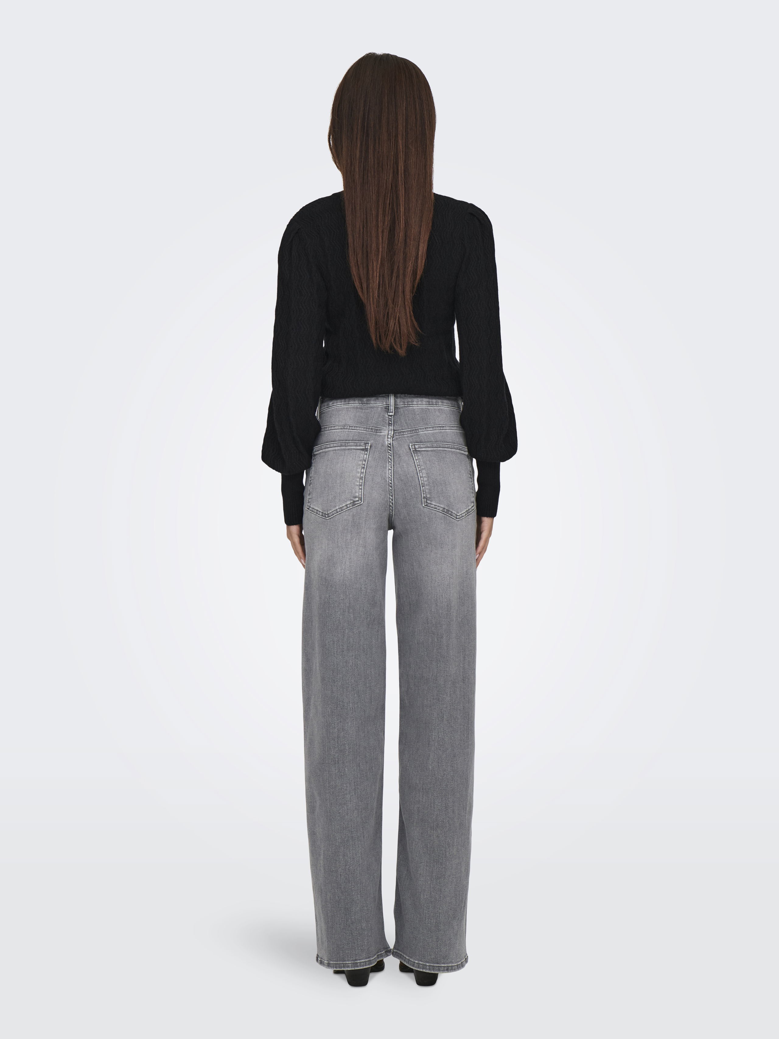 FEMEI - Only Blugi Gri Deschis Madison Wide Femei