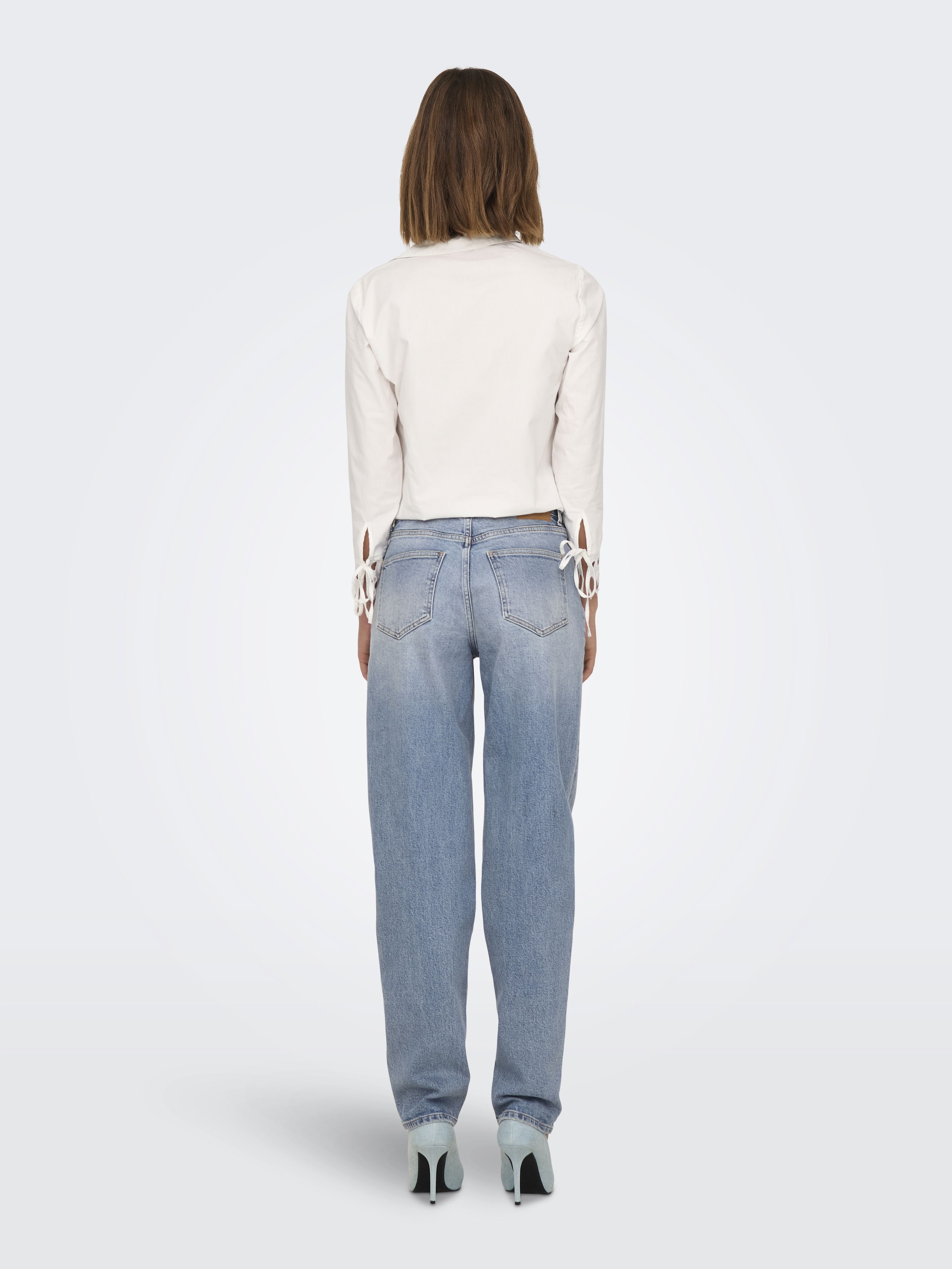 JEANS - Only Blugi Albastri Deschisi JUICY Mom Femei