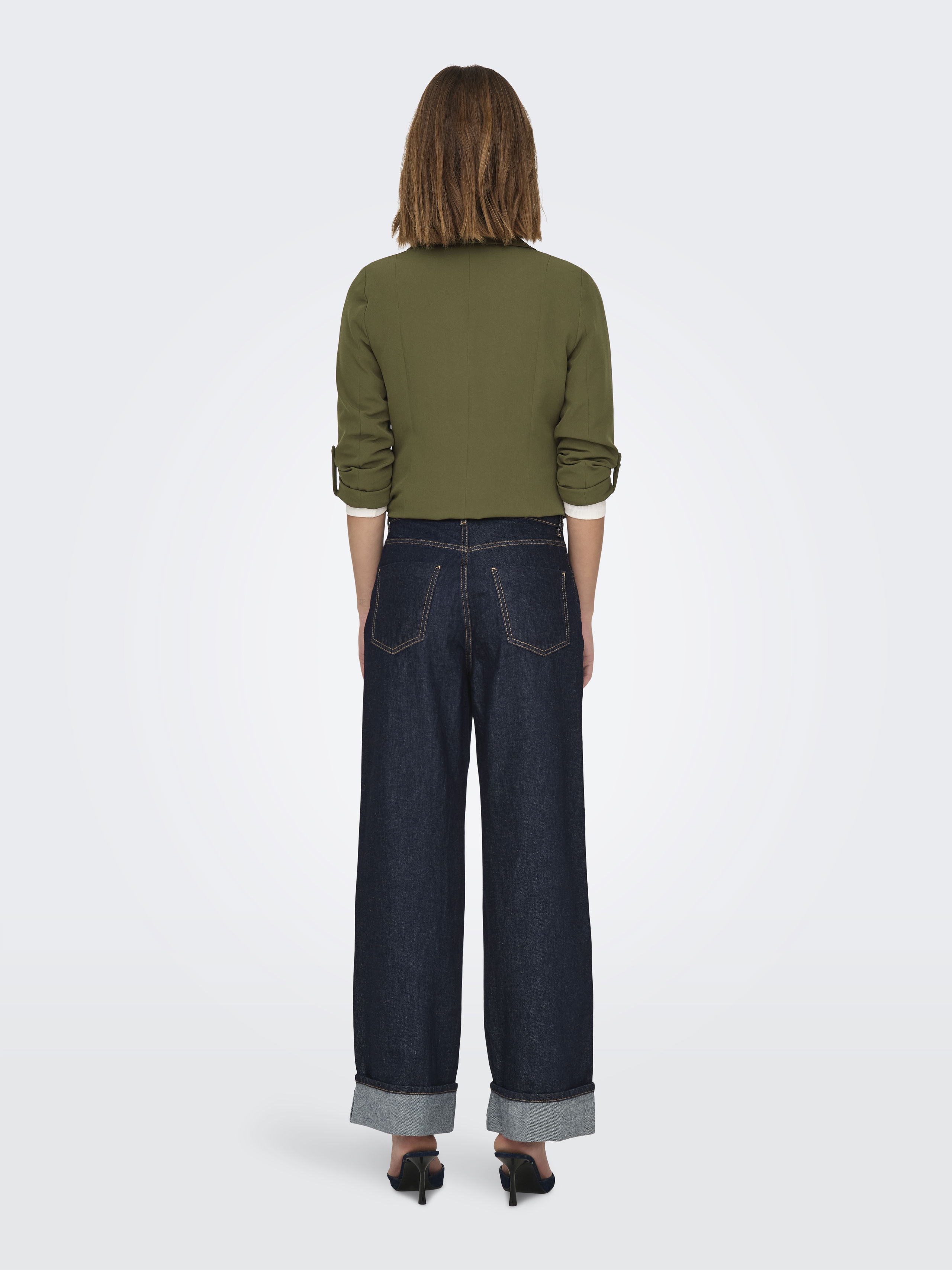 Wide Leg - Only Blugi Indigo HOPE Wide Femei