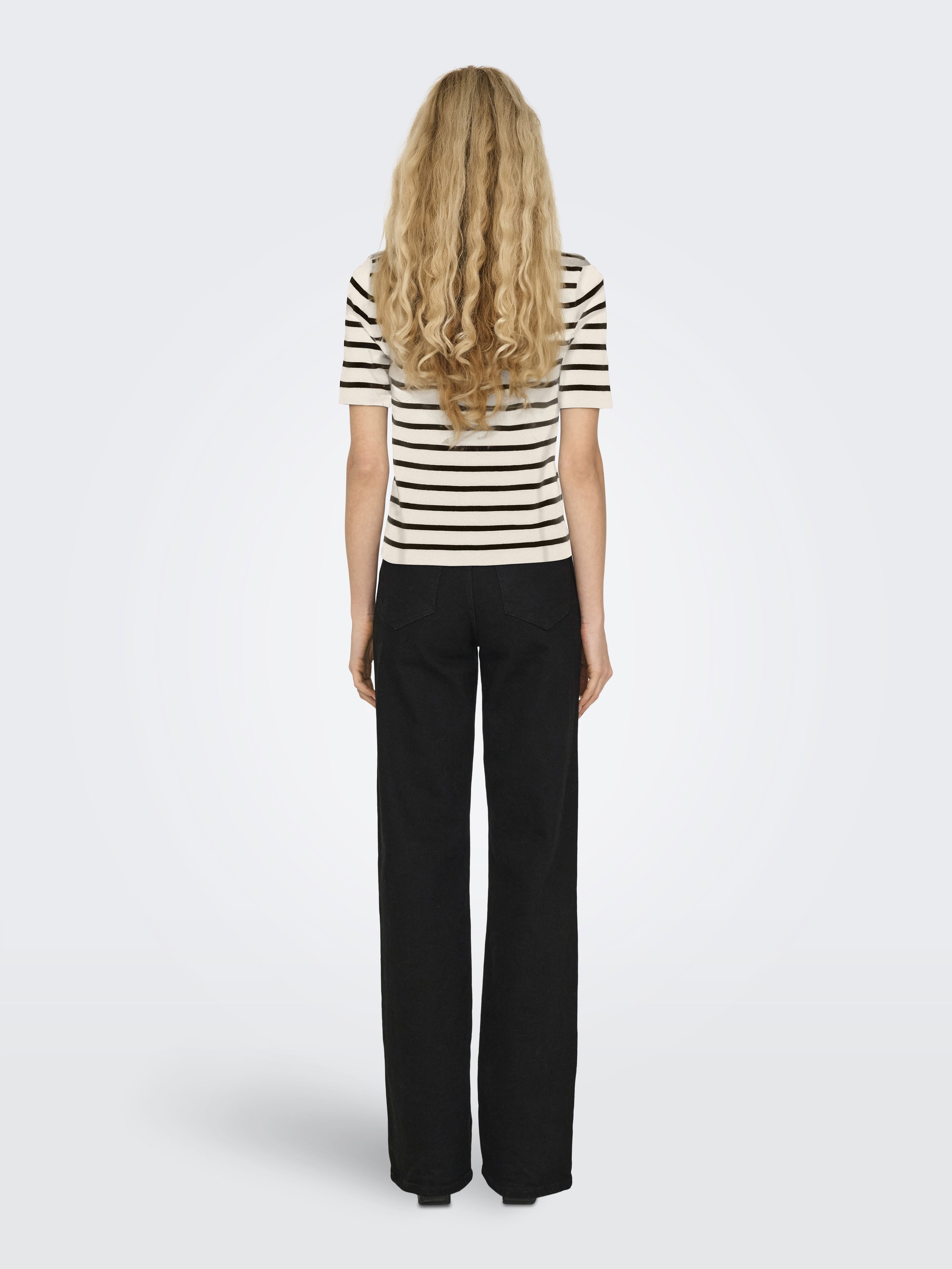 IMBRACAMINTE - Only Pulover Alb  Femei