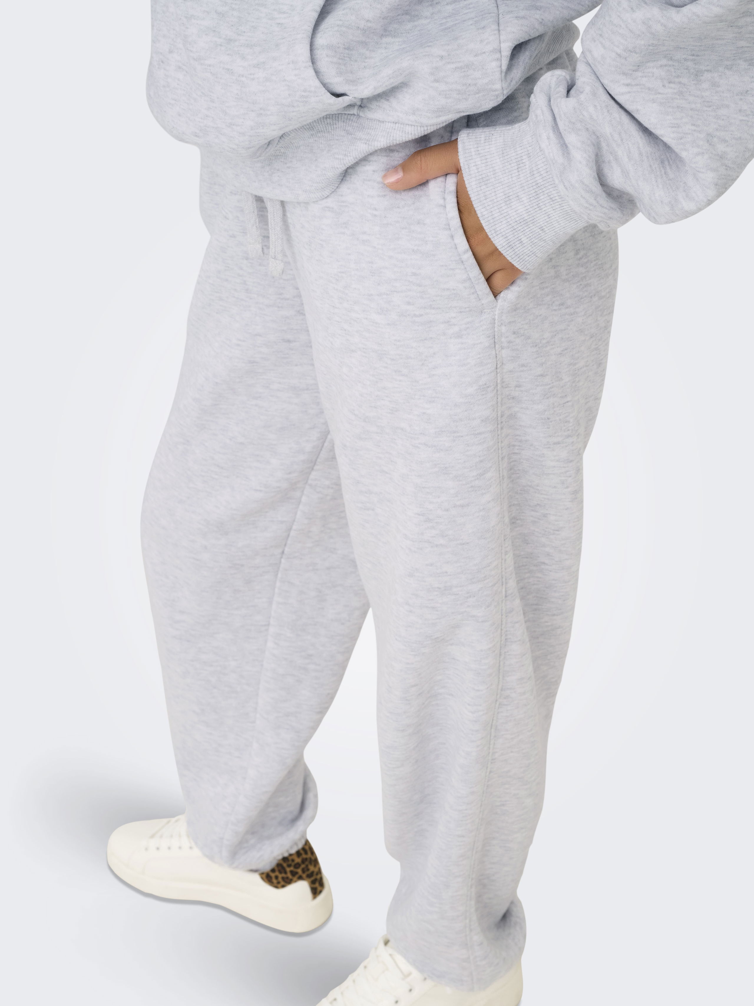 Женские Брюки Светло-Серые Wide [6]