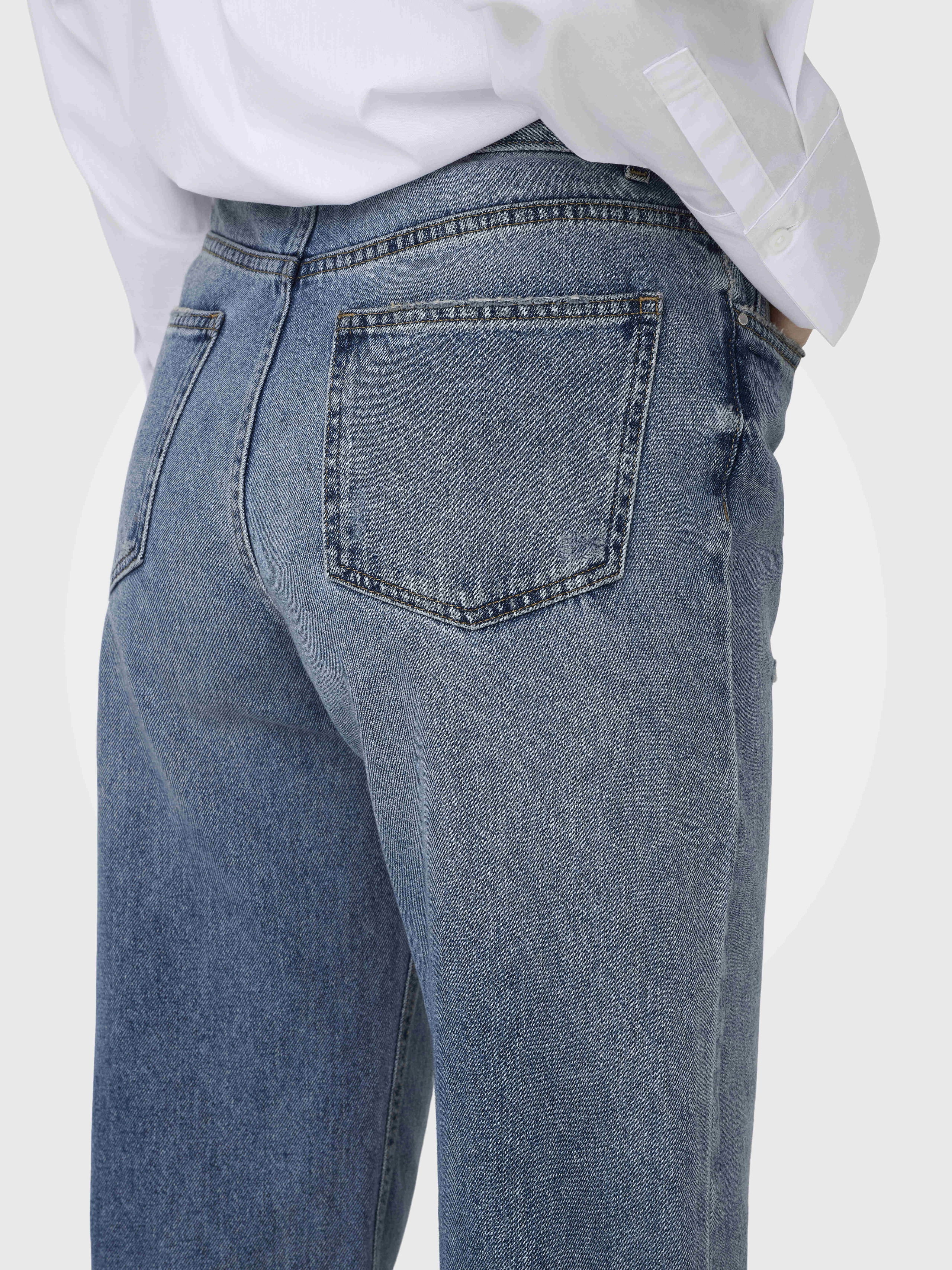 FEMEI - Blugi Albastri Deschisi Bottom Straight Femei