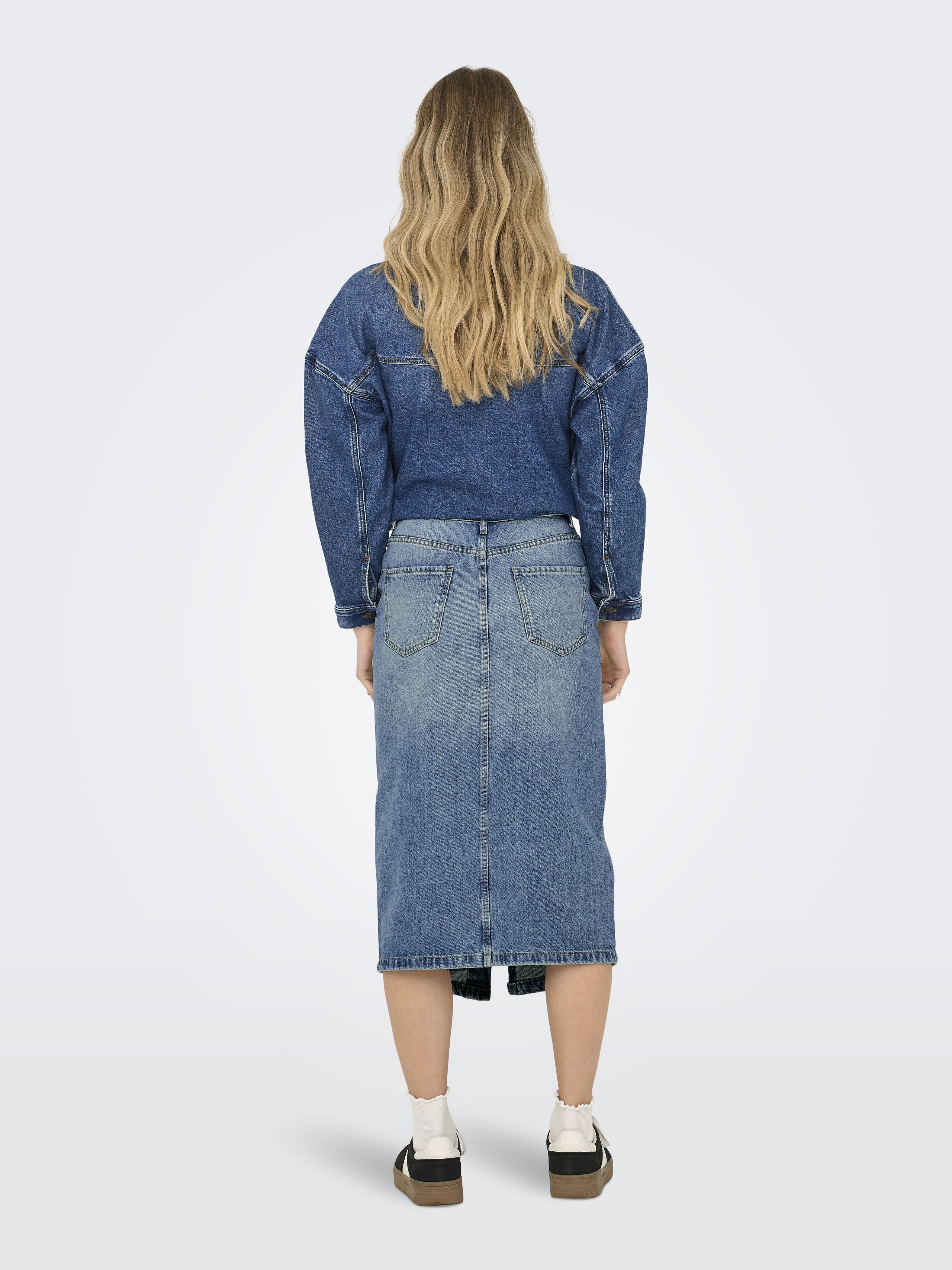 FEMEI - Only Fusta Albastra  Femei