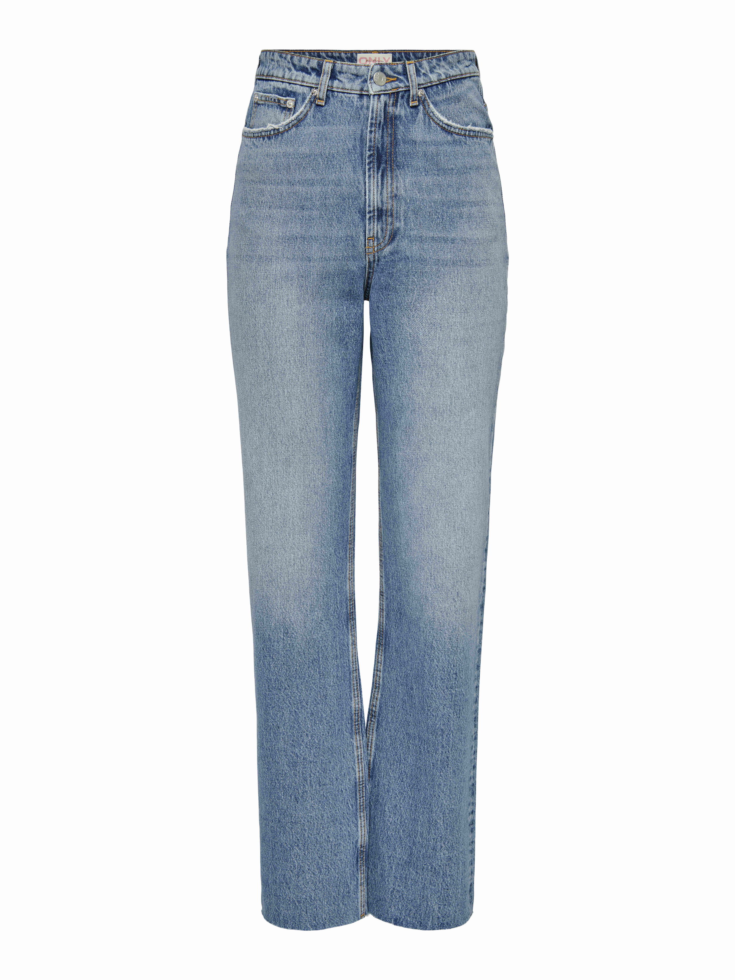 Only Джинсы Medium Blue Denim Bottom Straight [8]