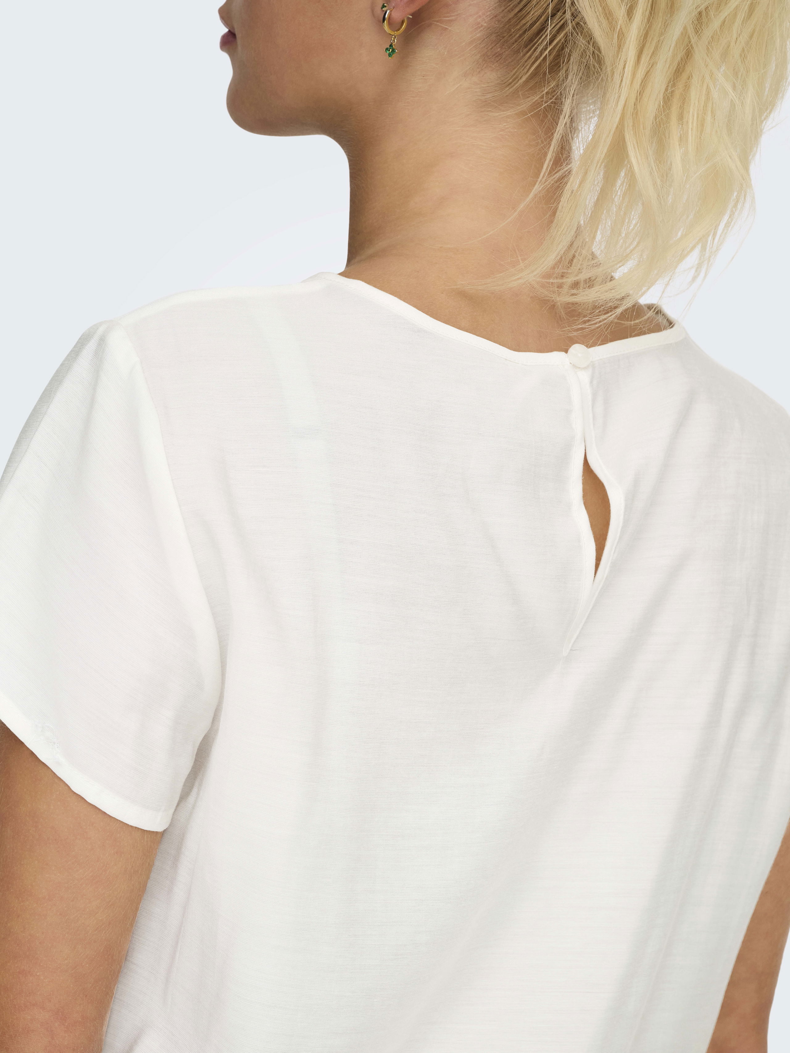 ОДЕЖДА - Only Женская Рубашка Белая 