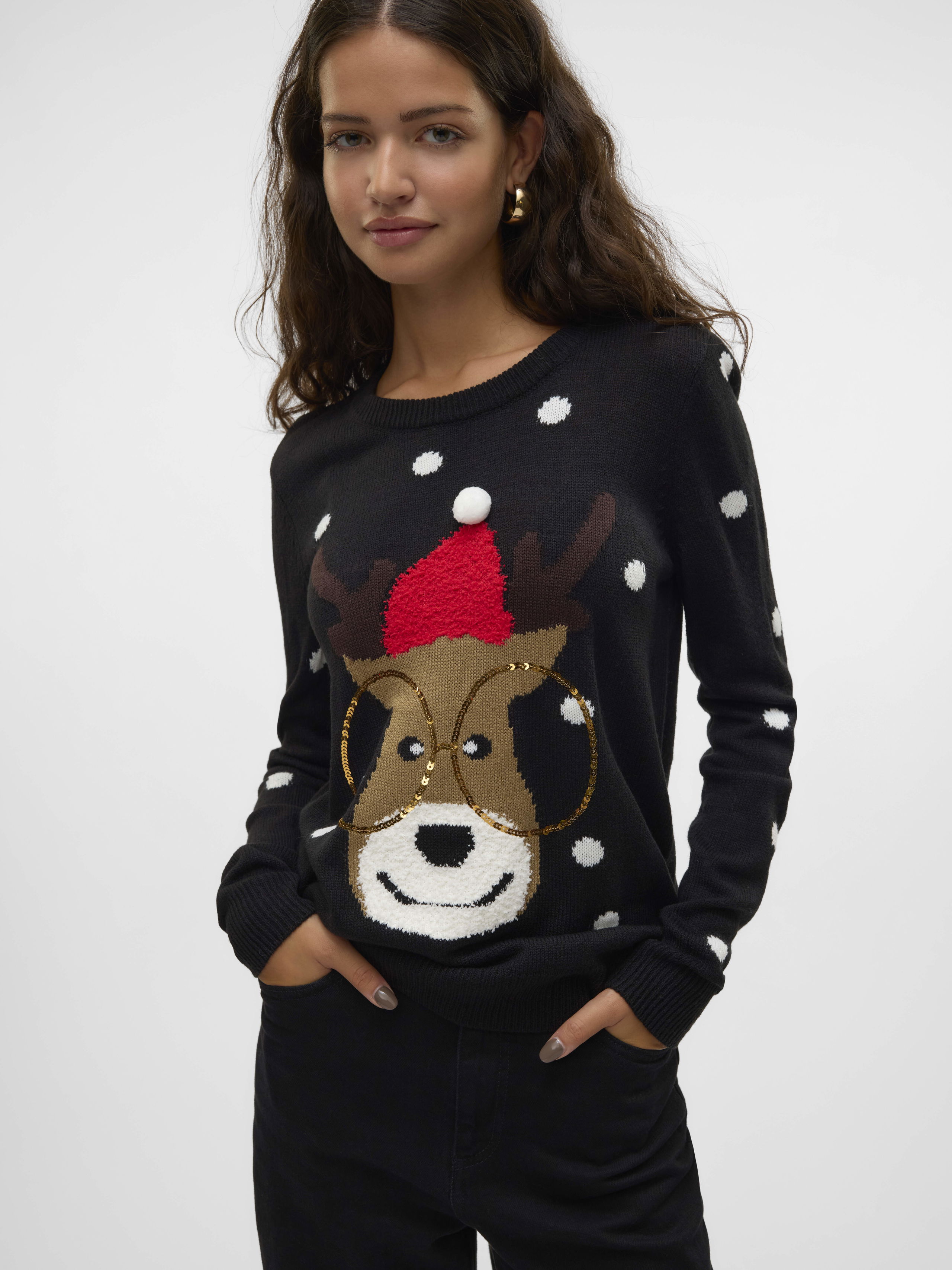 Vero Moda Pulover Negru  Femei [5]