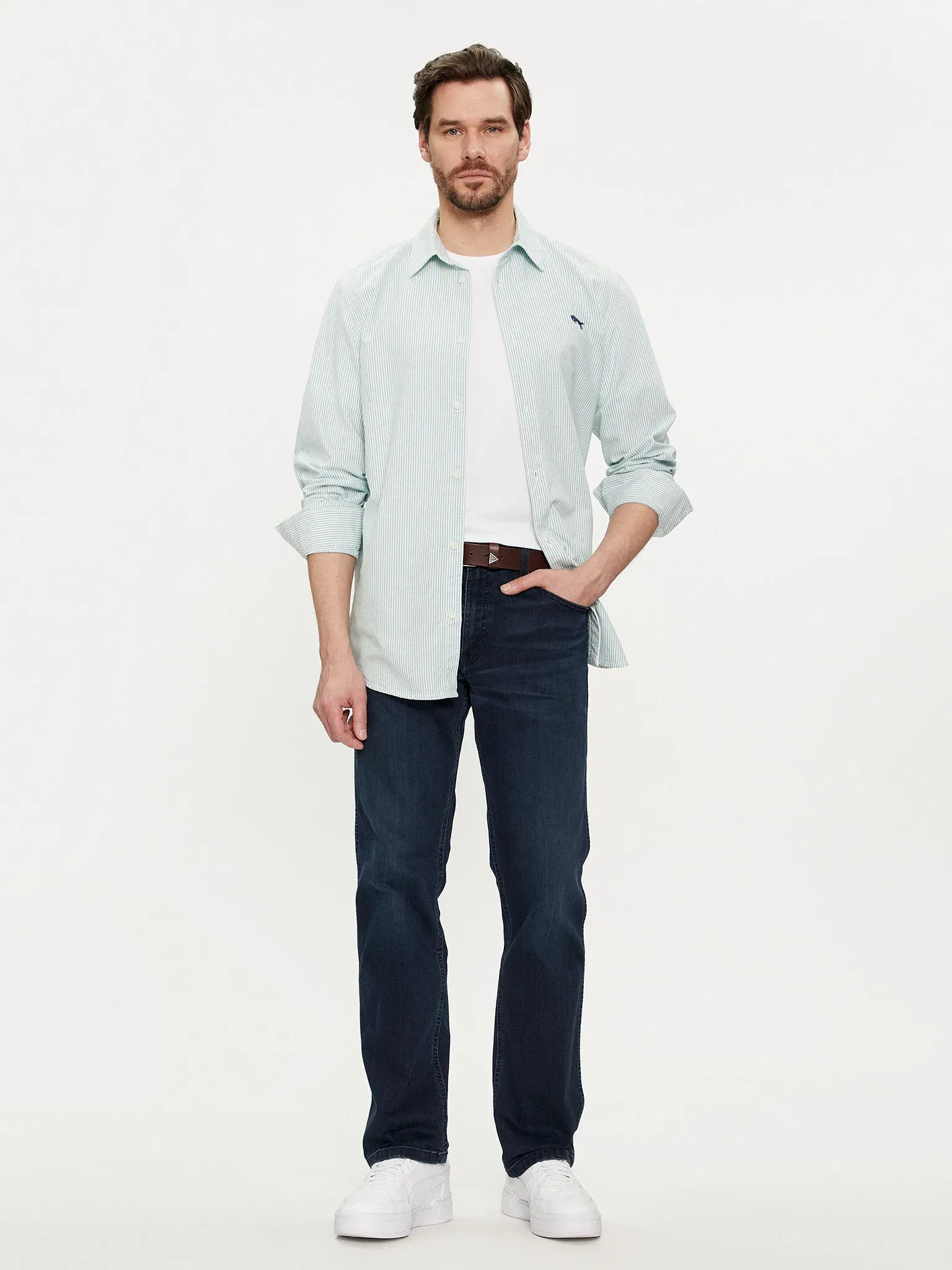 Regular - Wrangler Джинсы Negru GREENSBORO Regular Straight