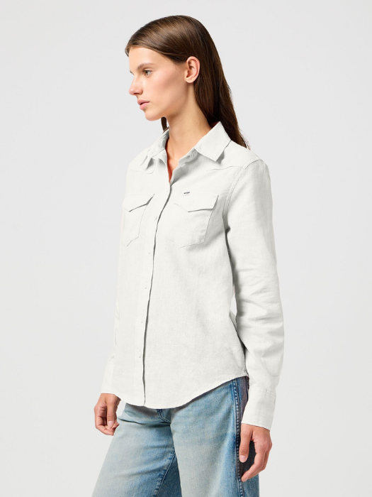 Wrangler Женская Рубашка Белая Slim [3]