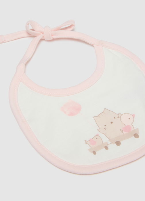 Baveta Roz Fete 0-9 Luni [2]