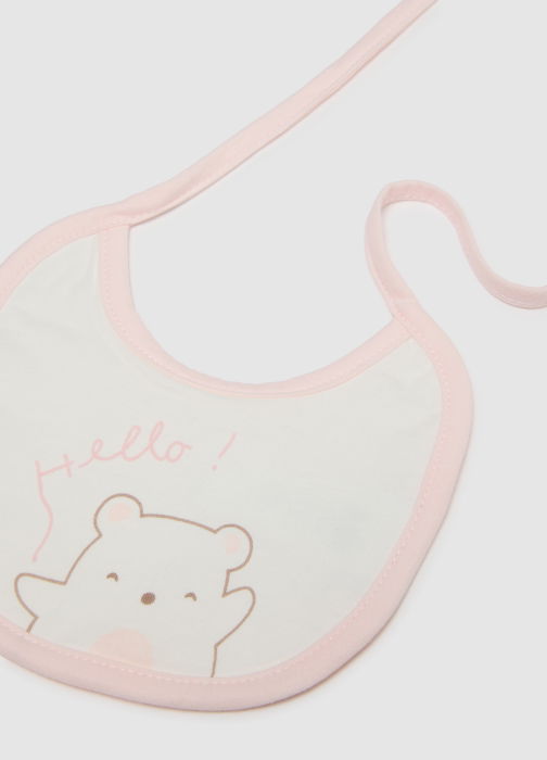 Baveta Roz Fete 0-9 Luni [3]