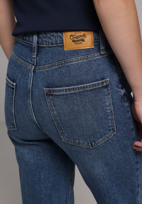 Blugi Albastri 884 LAUREN Straight Femei [6]