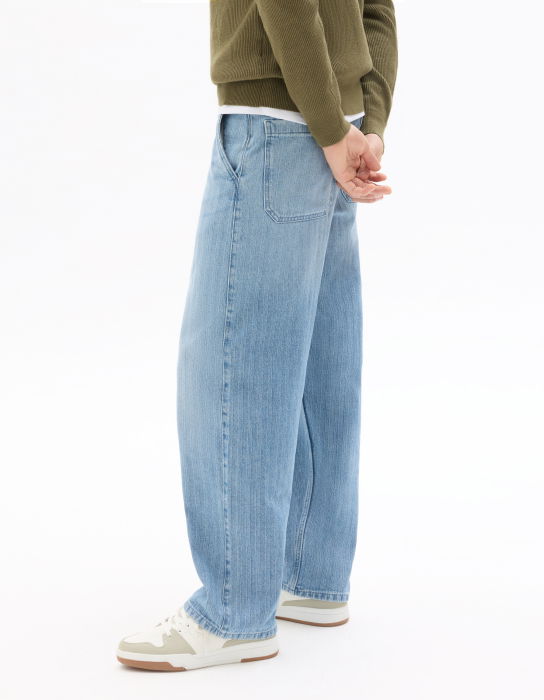 Blugi Albastru Deschis Baggy Barbati [4]