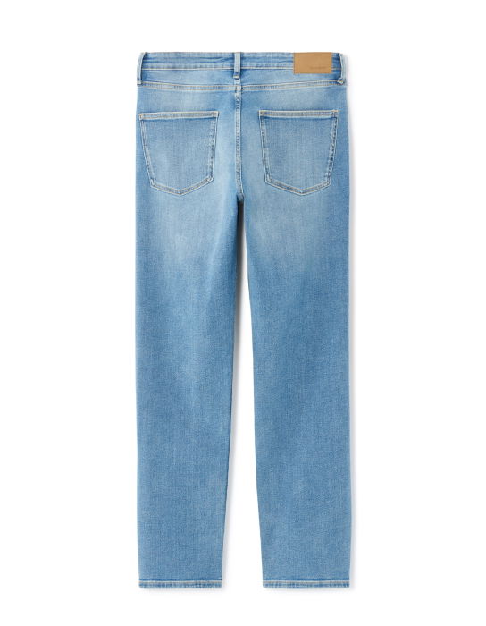 Blugi Albiți Straight Barbati [6]