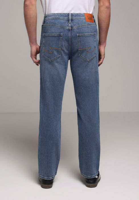 Blugi Albastri 045 DAVID Regular Barbati [4]