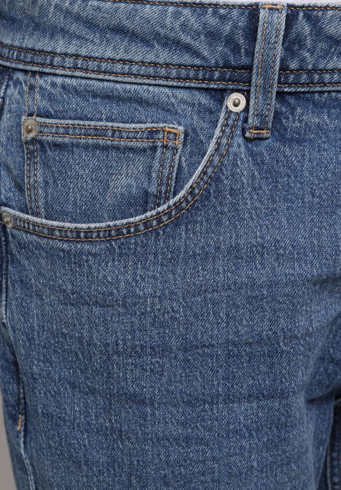 Blugi Albastri 045 DAVID Regular Barbati [5]