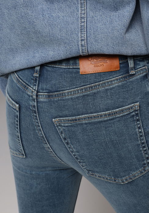 Blugi Albastri 797 ADEL Slim Femei [6]