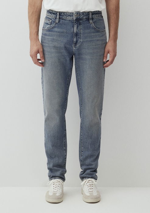 Blugi Albastri Milan Tapered Barbati [4]