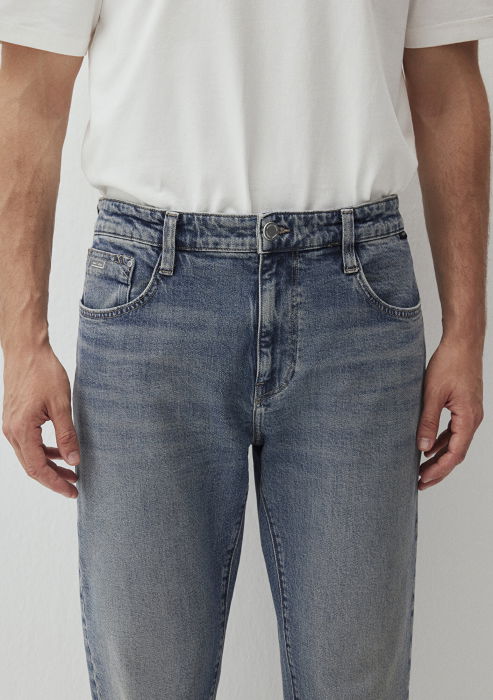 Blugi Albastri Milan Tapered Barbati [8]