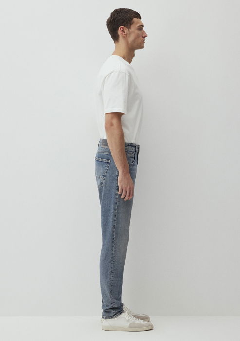 Blugi Albastri Milan Tapered Barbati [6]