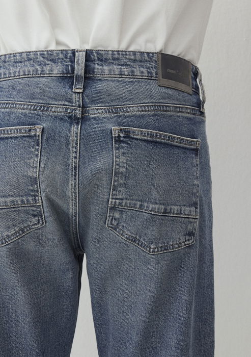 Blugi Albastri Milan Tapered Barbati [9]