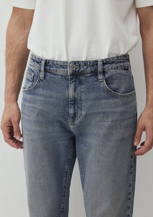 Blugi Albastri Milan Tapered Barbati [7]