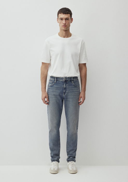 Blugi Albastri Milan Tapered Barbati [3]