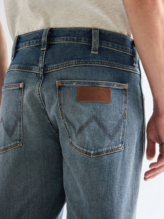 Blugi Albastri FRONTIER Relaxed Straight Barbati [5]